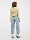 Diesel Diesel светлосини дамски дънки с разкроена кройка