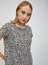 Orsay Бежова тениска с животински принт ORSAY