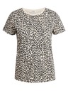 Orsay Бежова тениска с животински принт ORSAY