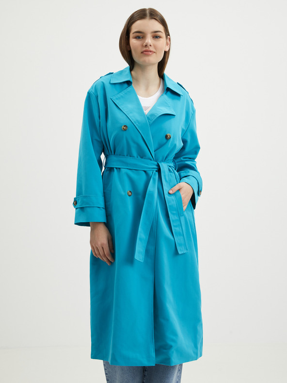 Vero Moda Син дамски тренчкот VERO MODA Chloe
