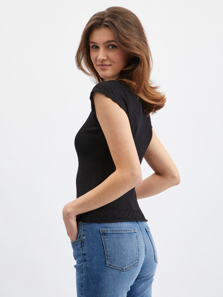 Orsay Черна дамска тениска ORSAY