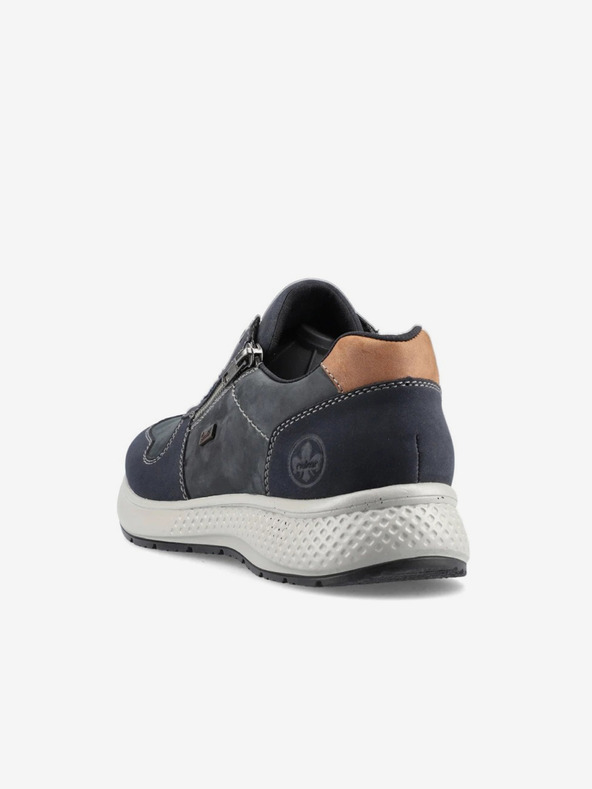 Rieker Сини мъжки полуботи с кожени детайли Rieker