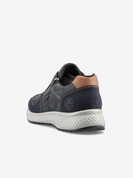 Rieker Сини мъжки полуботи с кожени детайли Rieker