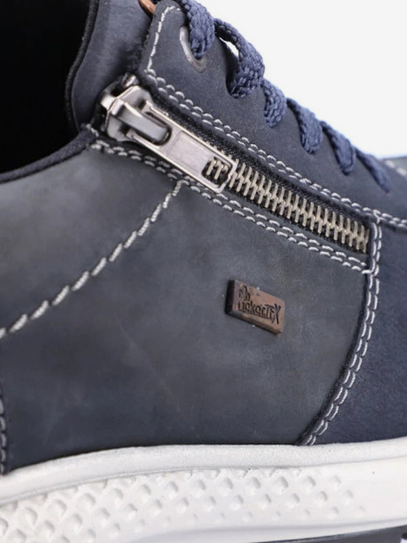 Rieker Сини мъжки полуботи с кожени детайли Rieker