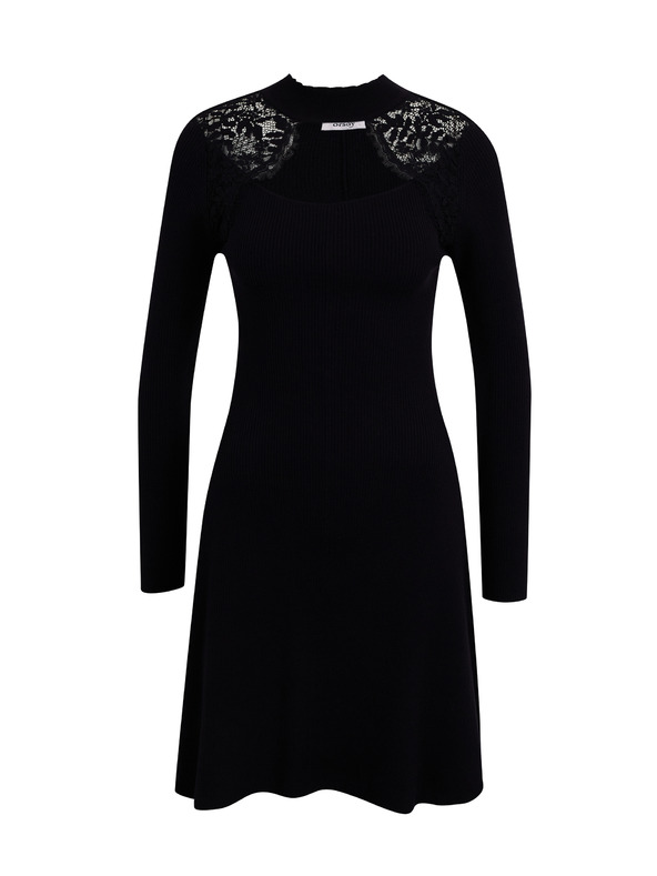 Orsay Черна дамска плетена рокля ORSAY