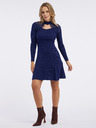 Orsay Тъмносиня дамска плетена рокля ORSAY