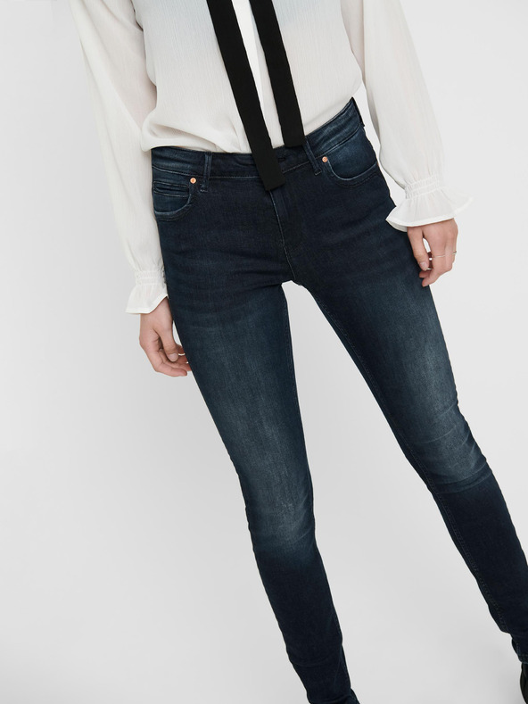 ONLY Тъмно сини дънки с прилепнала кройка ONLY Kendell