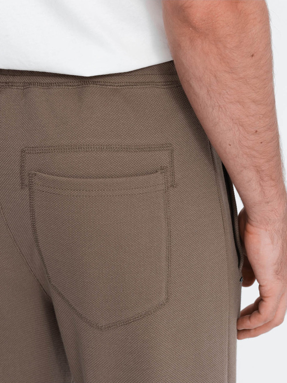 Ombre Clothing Кафяв мъжки основен суитчър Ombre Clothing