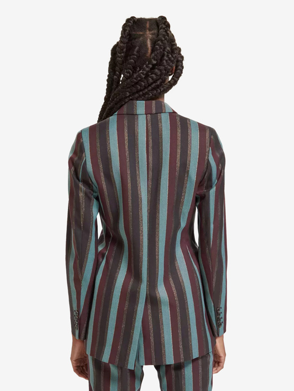 Scotch & Soda Зелено и черно раирано дамско яке Scotch & Soda