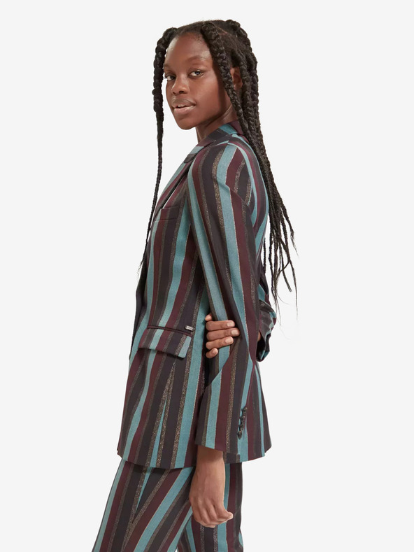 Scotch & Soda Зелено и черно раирано дамско яке Scotch & Soda