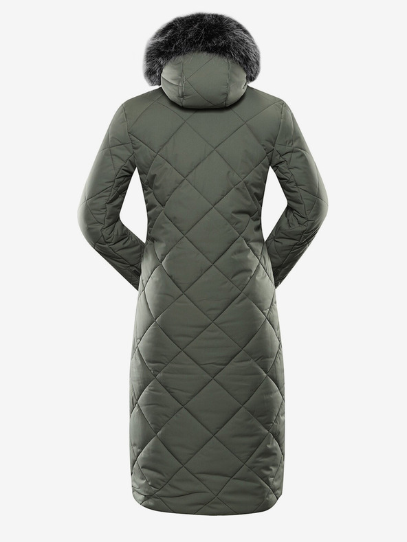 ALPINE PRO Зелено дамско ватирано палто ALPINE PRO Gosbera