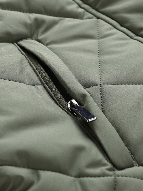 ALPINE PRO Зелено дамско ватирано палто ALPINE PRO Gosbera