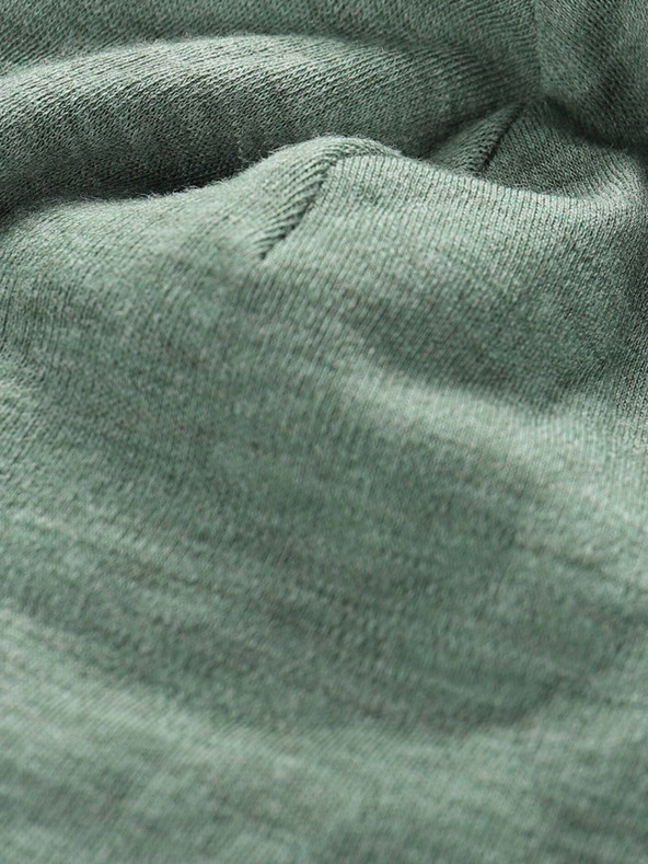 ALPINE PRO Зелена зимна шапка от мериносова вълна ALPINE PRO Bedade