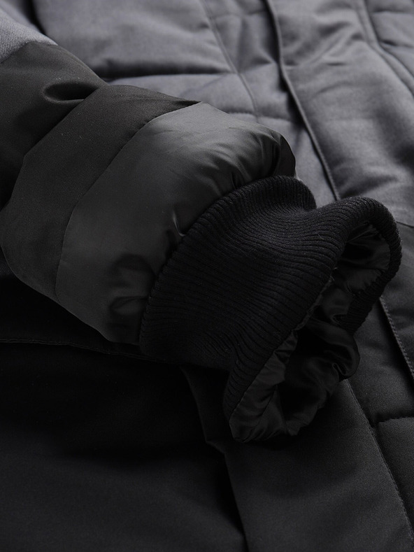 ALPINE PRO Черно мъжко зимно яке ALPINE PRO Egyp