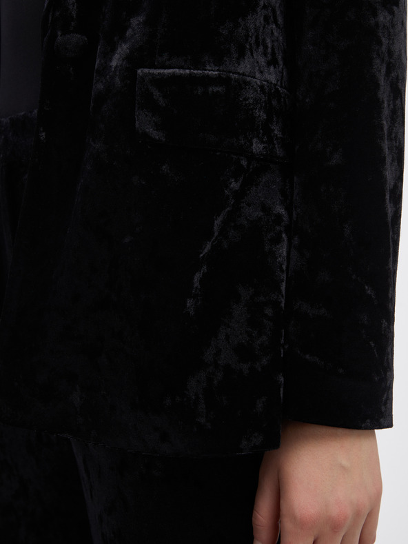 Orsay Черно дамско кадифено сако ORSAY