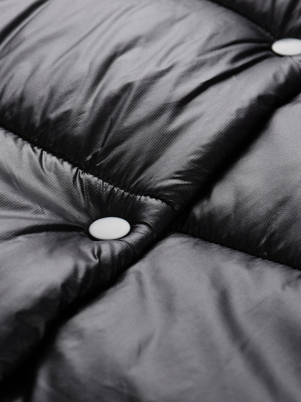 ALPINE PRO Черна дамска ватирана дълга жилетка ALPINE PRO Urefa