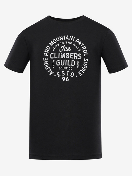 ALPINE PRO Черна мъжка тениска ALPINE PRO Garim