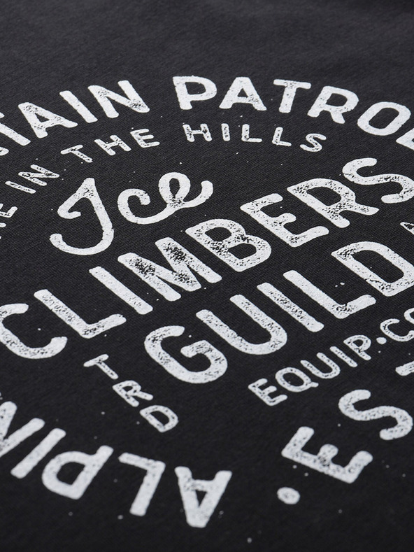 ALPINE PRO Черна мъжка тениска ALPINE PRO Garim