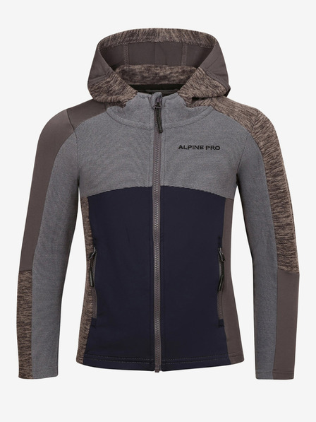 ALPINE PRO Сив детски суитчър ALPINE PRO Groto