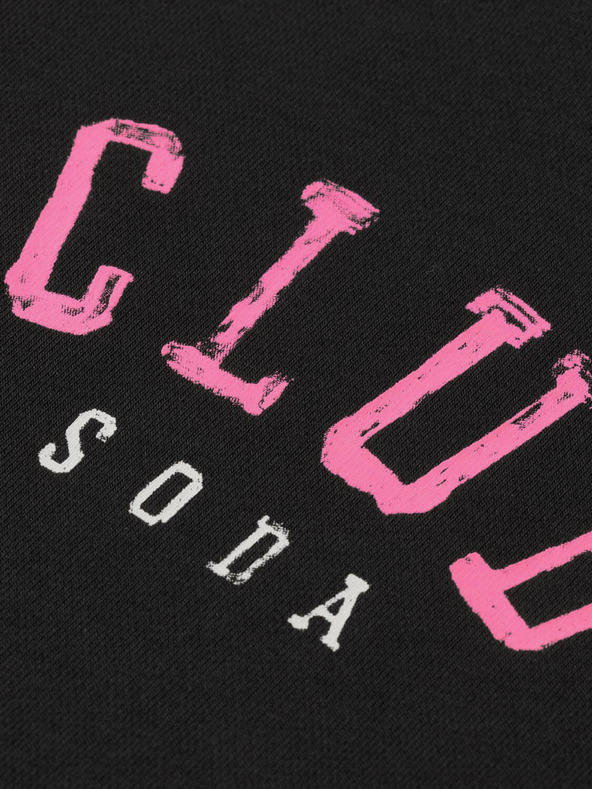 Scotch & Soda Черен дамски изрязан суитшърт Scotch & Soda