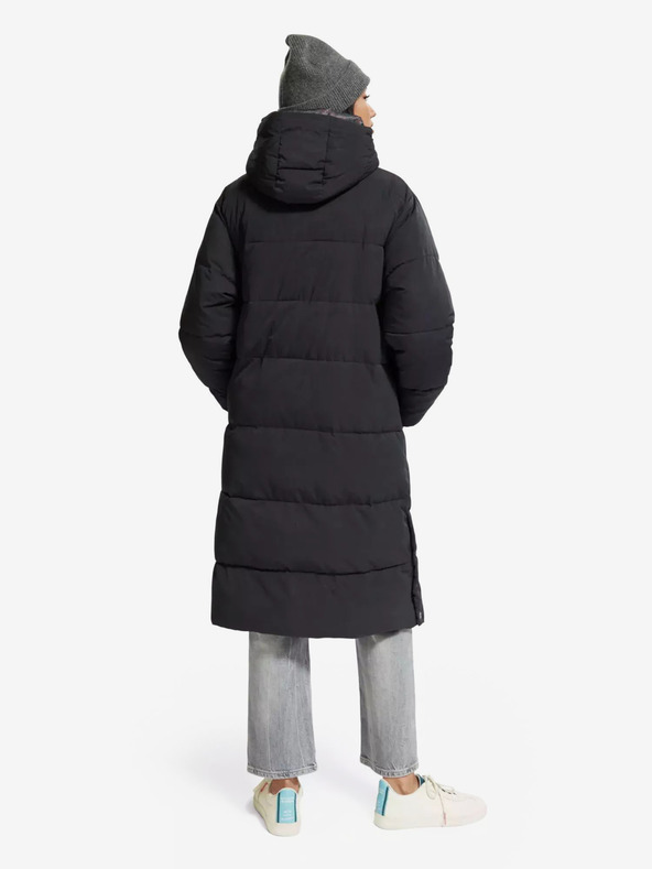 Scotch & Soda Черно дамско зимно ватирано палто Scotch & Soda