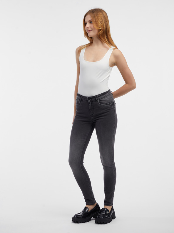 Orsay Сиви дамски skinny fit дънки ORSAY