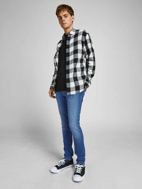 Jack & Jones Сини слим дънки Jack & Jones Liam