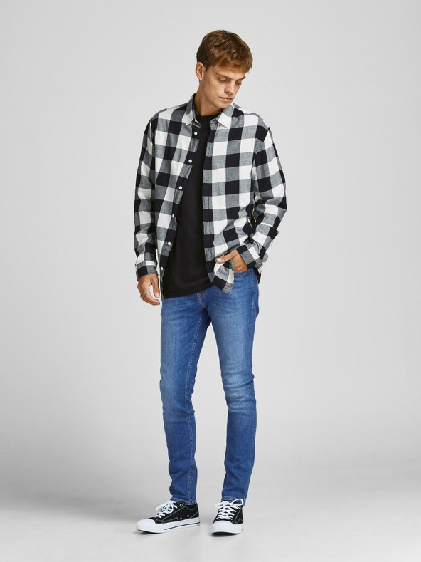 Jack & Jones Сини слим дънки Jack & Jones Liam