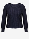 ONLY CARMAKOMA Тъмно синя дамска шарена блуза ONLY CARMAKOMA Astra