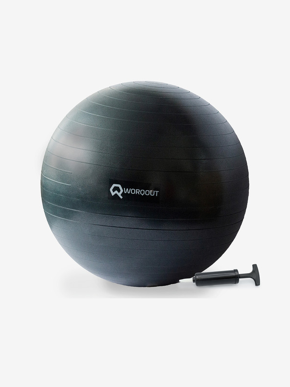 Worqout Черна гимнастическа топка 65 см Worqout Gym Ball