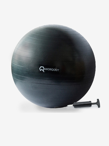 Worqout Черна гимнастическа топка 75 см Worqout Gym Ball