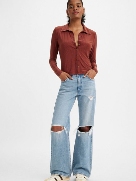 Levi's® Светлосини дамски дънки Levi's® Baggy Boot Wide