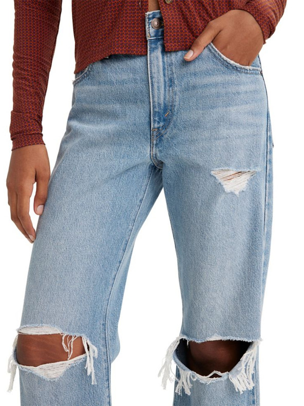 Levi's® Светлосини дамски дънки Levi's® Baggy Boot Wide