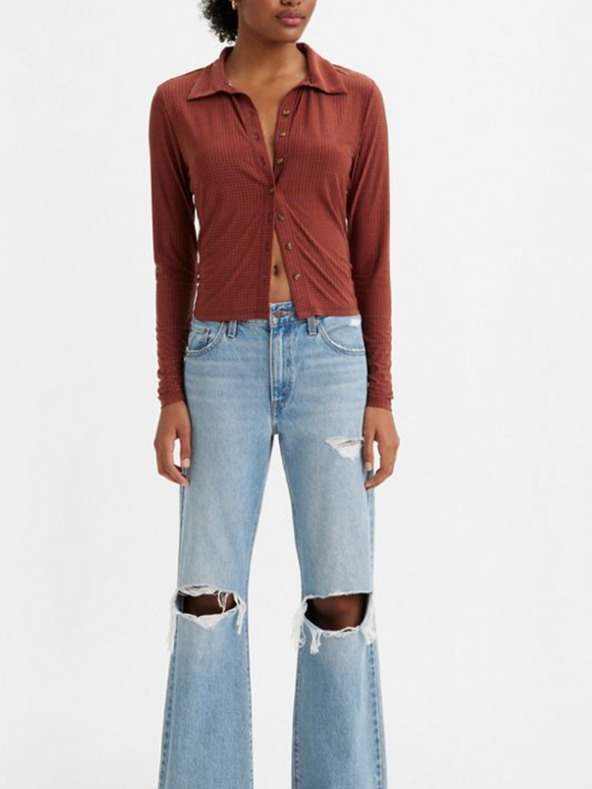 Levi's® Светлосини дамски дънки Levi's® Baggy Boot Wide