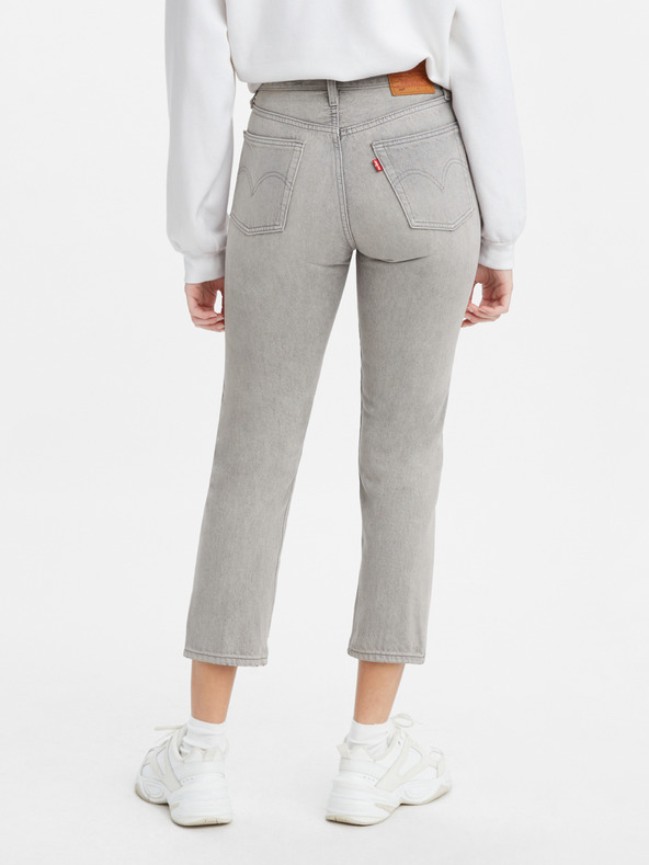 Levi's® Сиви дамски джинси Levi's® с изрязана права кройка