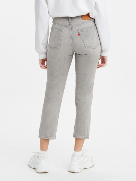 Levi's® Сиви дамски джинси Levi's® с изрязана права кройка