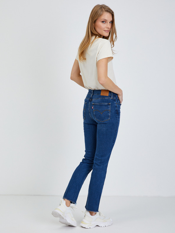 Levi's® Тъмносини дамски дънки Levi's® 724 straight fit