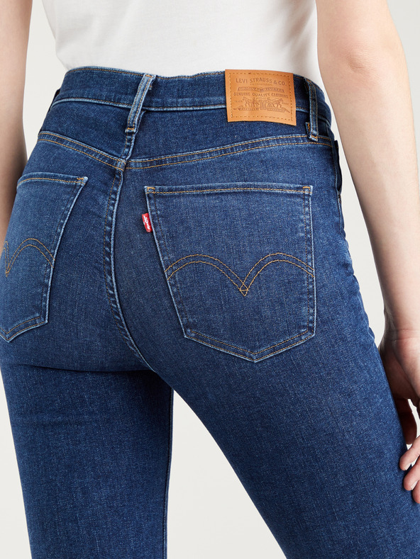 Levi's® Сини дамски дънки Levi's® с вталена кройка