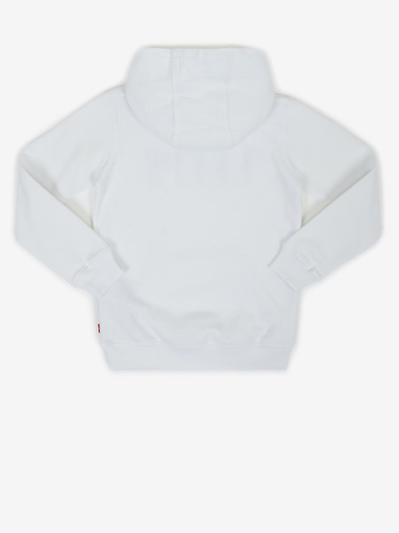 Levi's® Бял момичешки суитчър Levi's® с качулка