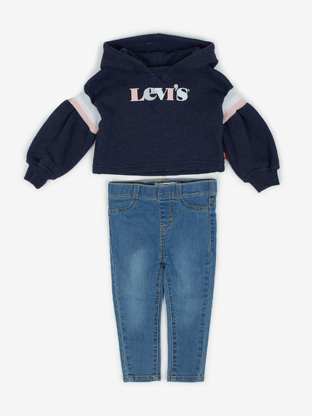 Levi's® Комплект дънки и качулка за момиче Levi's® Blue