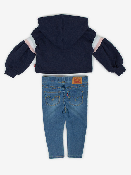 Levi's® Комплект дънки и качулка за момиче Levi's® Blue