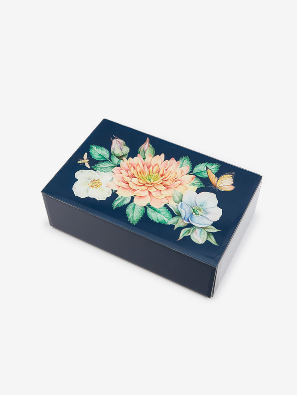 SIFCON Тъмносиня стъклена кутия за съхранение SIFCON