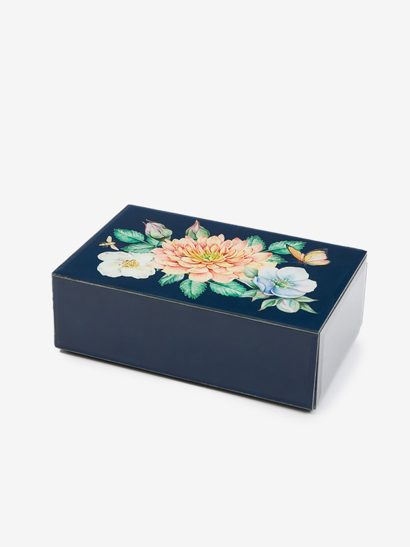 SIFCON Тъмносиня стъклена кутия за съхранение SIFCON