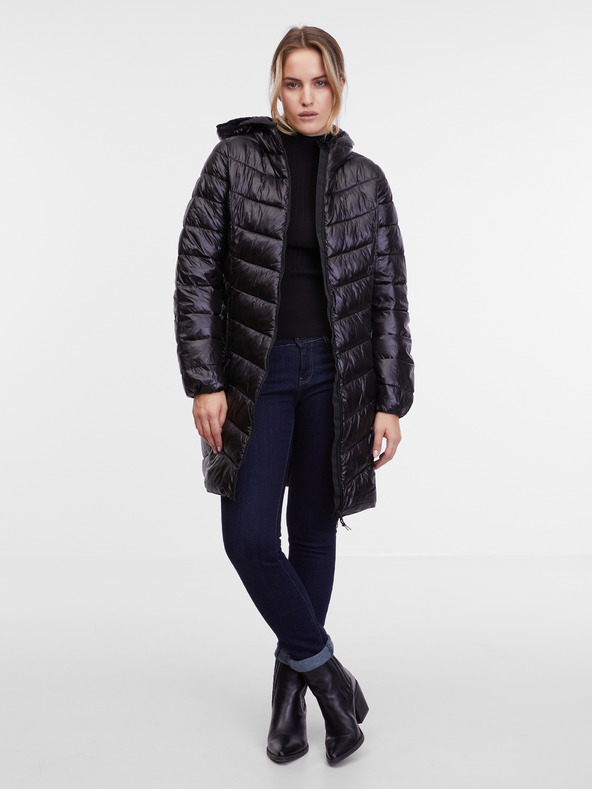 Orsay Черно дамско ватирано палто ORSAY