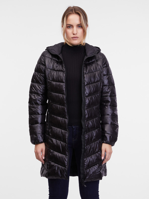 Orsay Черно дамско ватирано палто ORSAY