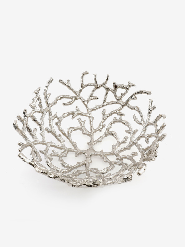 SIFCON Декоративна купа в сребрист цвят SIFCON Лабиринт