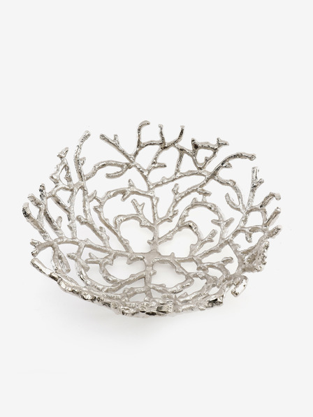 SIFCON Декоративна купа в сребрист цвят SIFCON Лабиринт