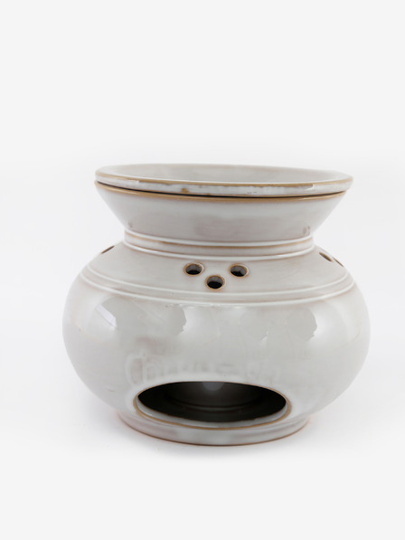 SIFCON Голяма керамична лампа за ароматерапия с ароматни масла или восък SIFCON