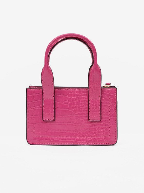 Versace Jeans Couture Тъмнорозова дамска чанта Versace Jeans Couture с калъф