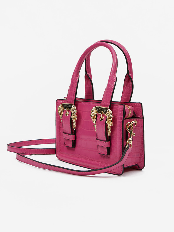 Versace Jeans Couture Тъмнорозова дамска чанта Versace Jeans Couture с калъф